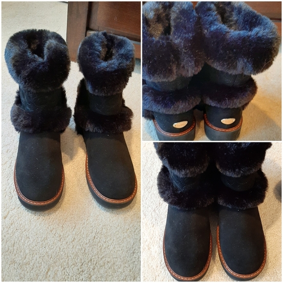 Coach Shoes - Coach Izzie Sig Suede Boots